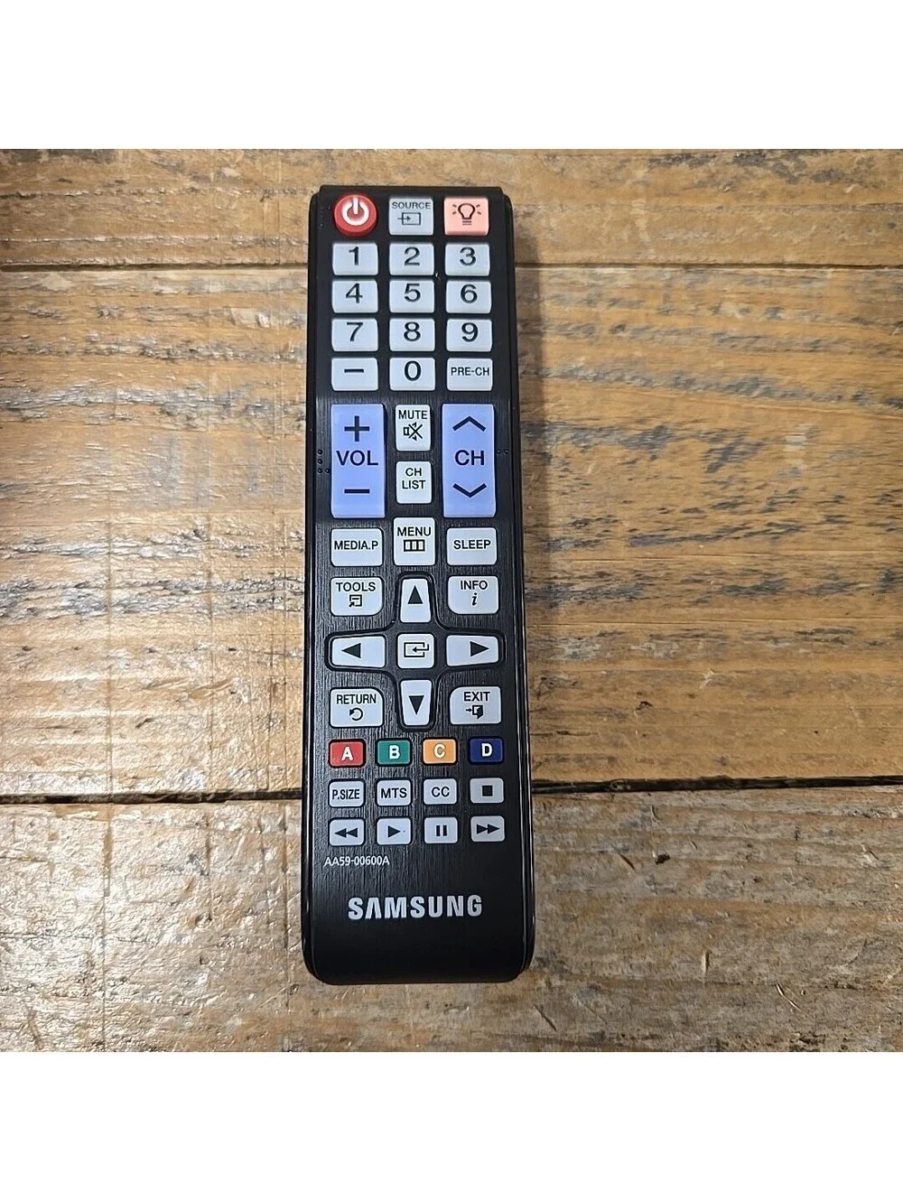 Genuine Samsung Remote Control AA59-00600A For LCD TV Black Tested Used